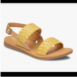 Kork-Ease Yellow Sandals